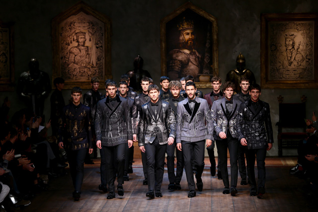 Неделя мужской моды в Милане: показ Dolce&Gabbana Fall 2014
