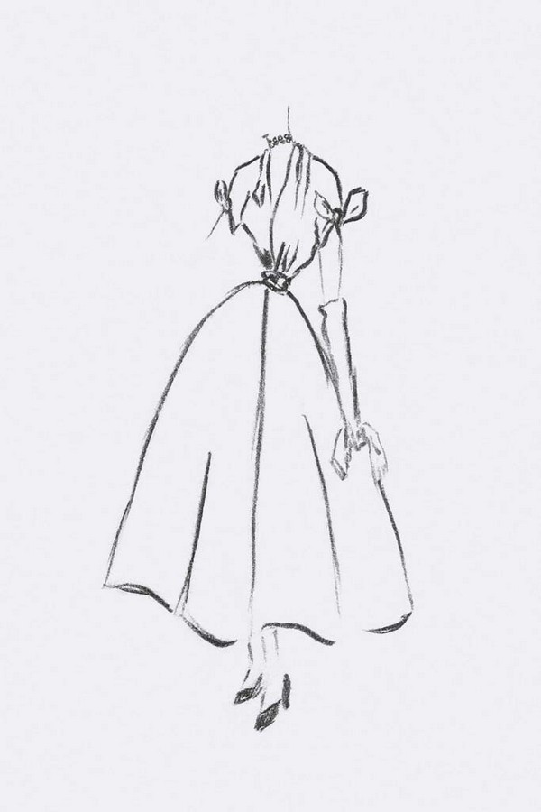 Платье, вдохновившее на создание колье Corolle Jour