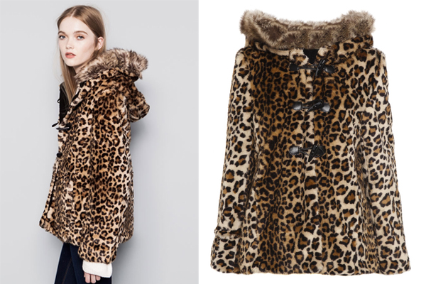 Pull and Bear faux fur