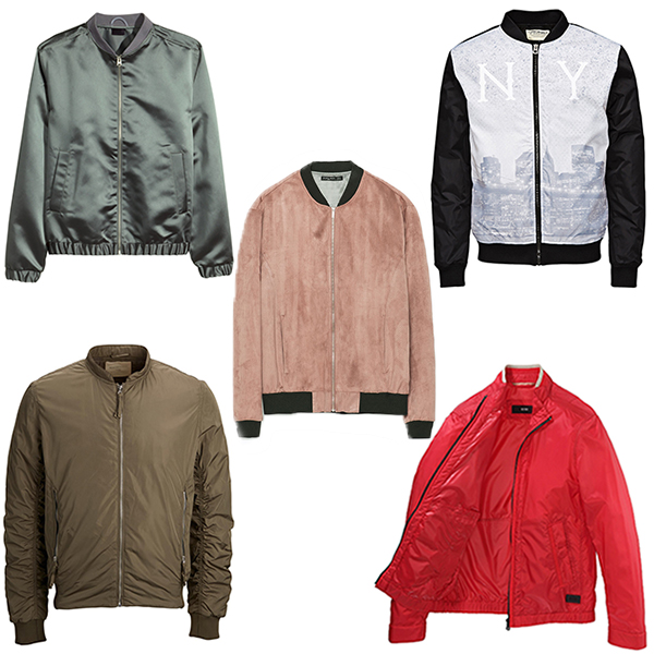 Куртки-бомберы от Zara, Jack&Jones, H&M, Hugo Boss, Selected