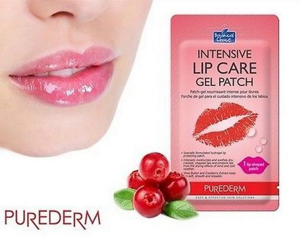 Маска для губ Purederm Intensive Lip Care Gel Patch