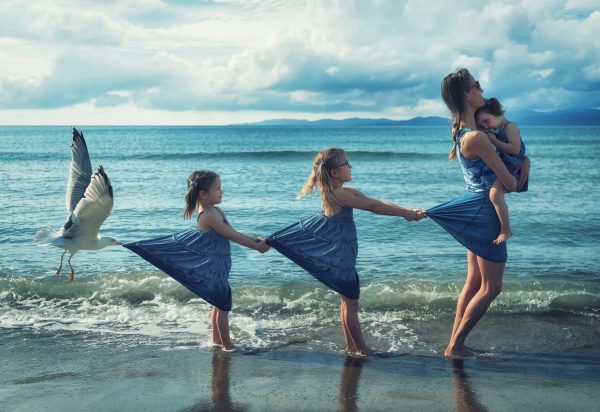 Фото Мамы С Детьми На Море
