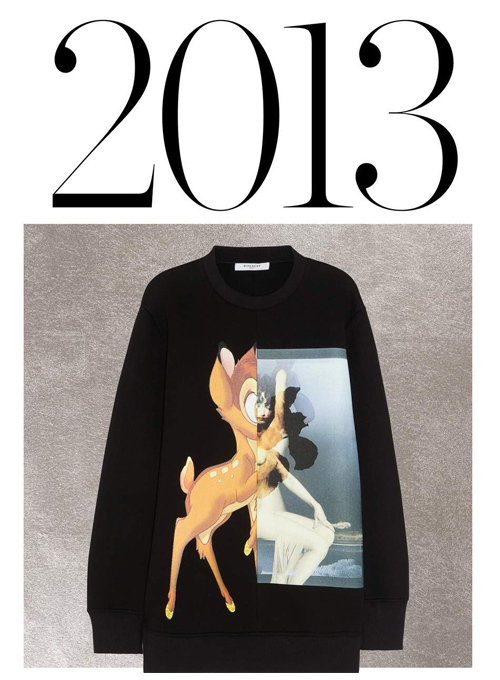 2013 Givenchy’s Bambi sweatshirt